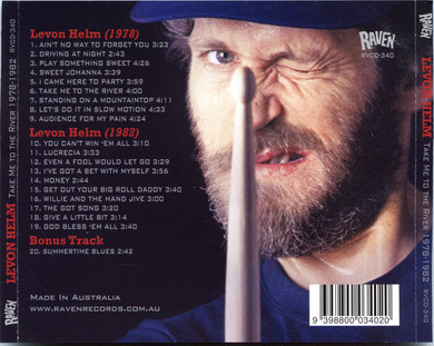 Levon Helm - Take Me To The River 1978-1982 CD