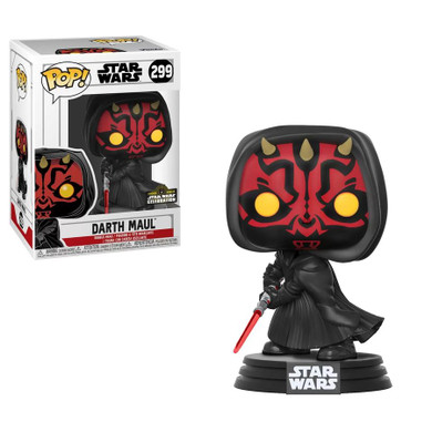 Star Wars - Darth Maul 2019 Galactic Convention Collectable Pop! Vinyl #299 (Used)