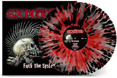 Exploited - Fuck The System Clear Red Black Splatter Vinyl 2LP