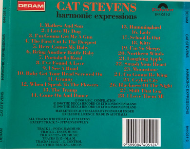 Cat Stevens - Harmonic Expressions CD