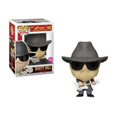 ZZ Top - Dusty Hill Flocked Collectable Pop! Vinyl #165