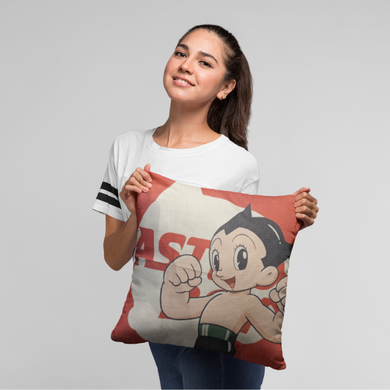 Astro Boy - Red Character Canvas Style Cushion