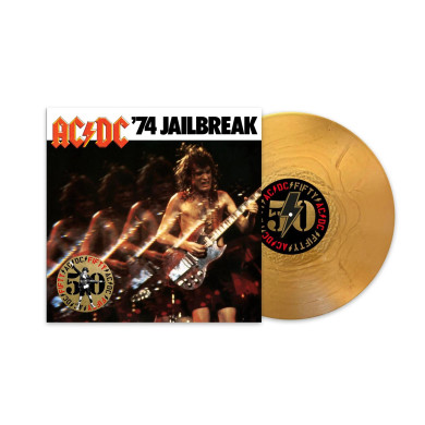 AC/DC - '74 Jailbreak Gold Coloured Vinyl LP