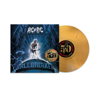 AC/DC - Ballbreaker Gold Coloured Vinyl LP