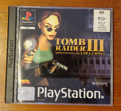 Playstation 1 - Tomb Raider 3 Video Game