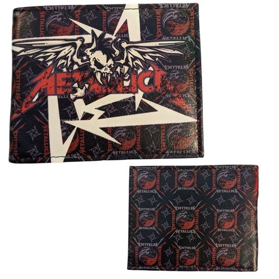 Metallica - Geometric with Zip Coin Pouch Wallet