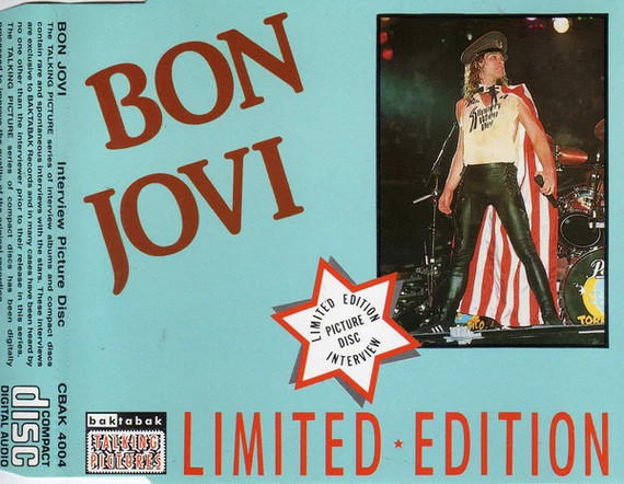 Bon Jovi - Interview Picture Disc CD