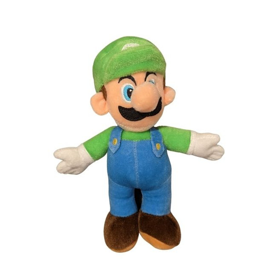 Super Mario Brothers - Standing Luigi Soft Toy