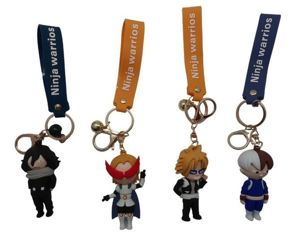 My Hero Academia - Rubber 3d Assorted Characters Keyring