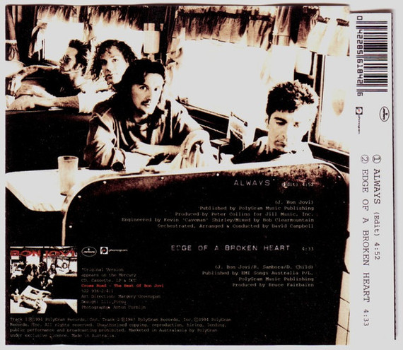 Bon Jovi - Always 2 Track CD Single