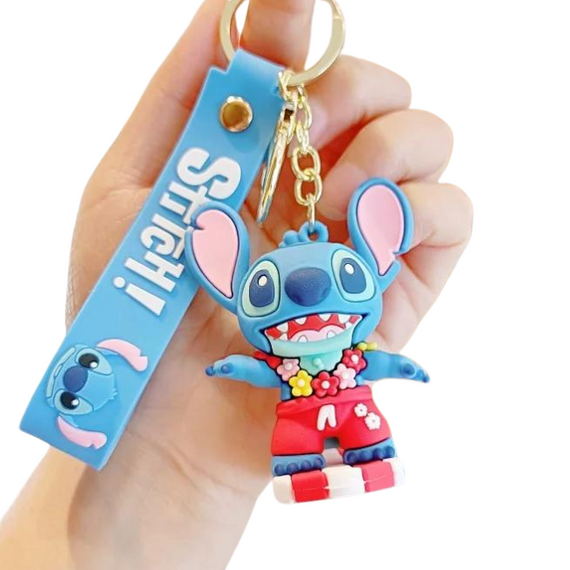 Lilo & Stitch - Assorted Characters 3D Rubber Keyring