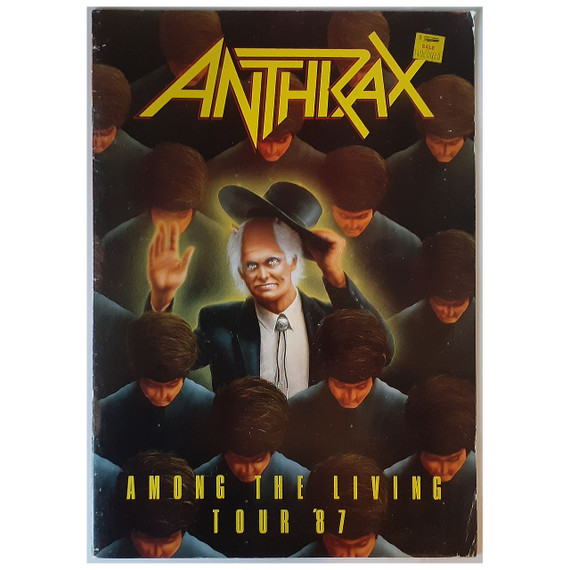Anthrax - Among The Living 1987 Original Concert Tour Program