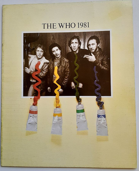 Who - Original 1981 Concert Tour Program