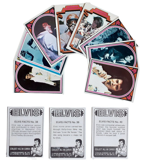 Elvis Presley - Original 1978 Trading Cards