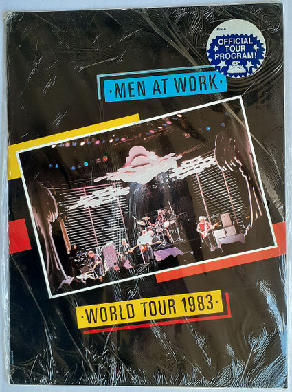Men at Work -  World Tour 1983 Original Concert Program