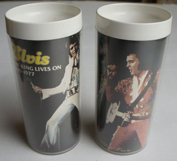 Elvis Presley - 1977 Plastic Tumbler/Cup