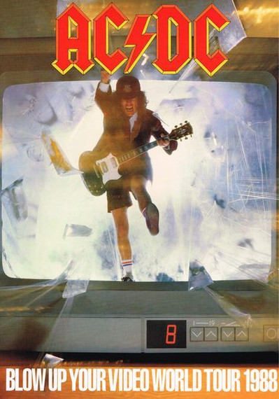AC/DC - Blow Up Your Video Original 1988 Concert Tour Program