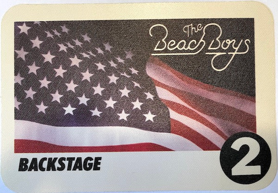 Beach Boys - Backstage Pass FLAG WHITE