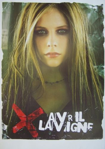 Avril Lavigne -  Collectable Red X Poster