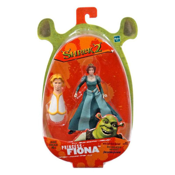 Shrek 2 - Princess Fiona With Prince Charming Punching Bag 6 Inch Collectable Action Figure