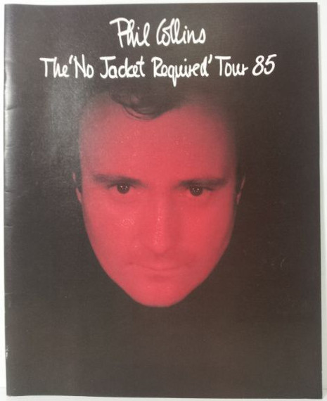 Phil Collins - No Jacket Required Original 1985 Concert Tour Program