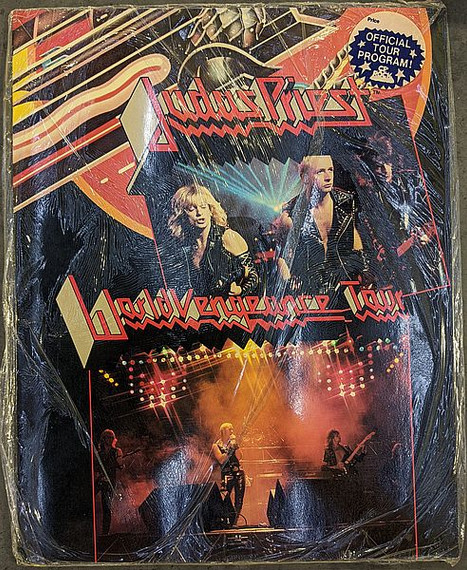 Judas Priest - World Vengeance 1983 Original Concert Tour Program