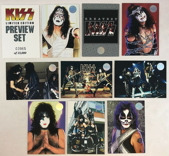 Kiss - 1997 Set Of 9 Preview Cards Trading Cards