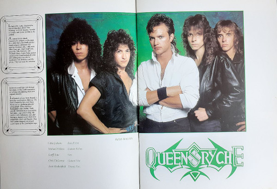 Queensryche - The Warning Original 1984 Concert Tour Program