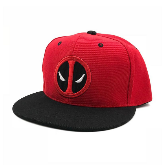 Deadpool - Red W/ Black Brim Logo Cap