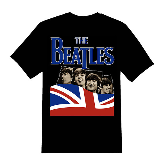 Beatles - Union Jack Unisex T-Shirt