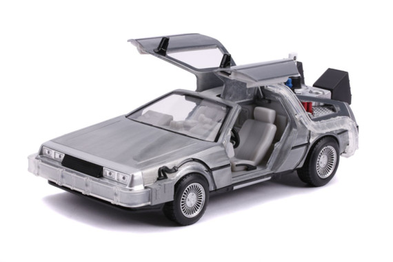 Back to the Future Part II - Delorean 1:24 Scale Die Cast Hollywood Ride