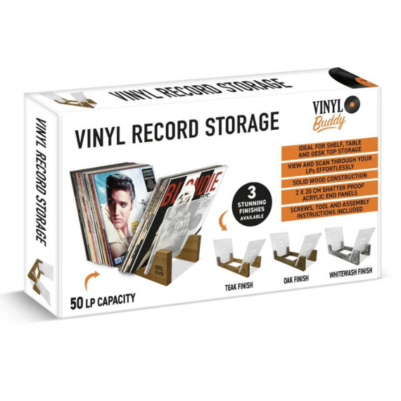 Retro Musique - Vinyl Record Desk Storage Rack