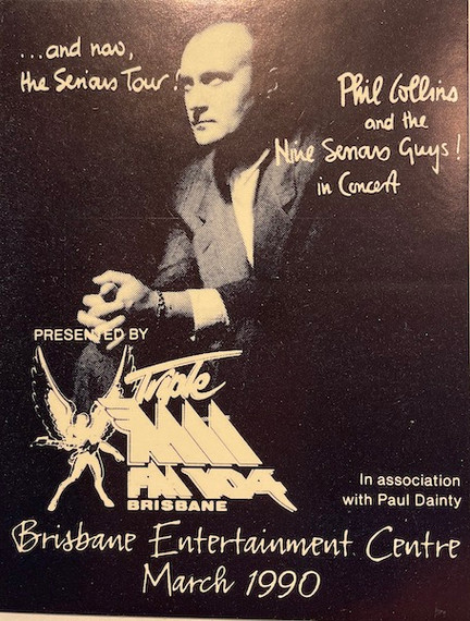 Phil Collins - Concert Promo Sticker