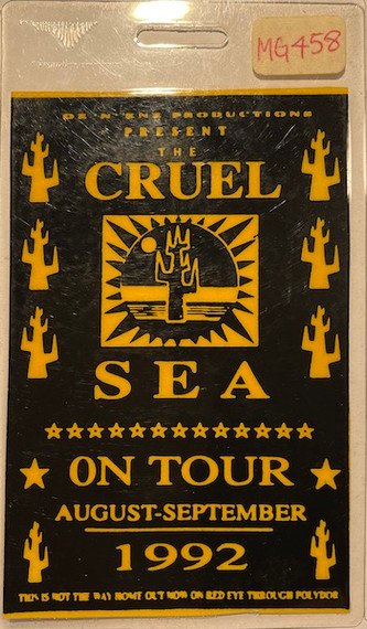 Cruel Sea - Various Laminated Backstage Passes