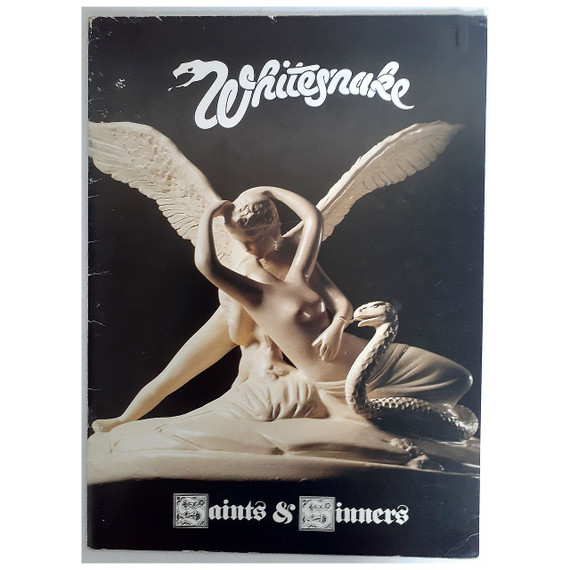 Whitesnake - Saints & Sinners 1982 UK Concert Tour Program with Ticket