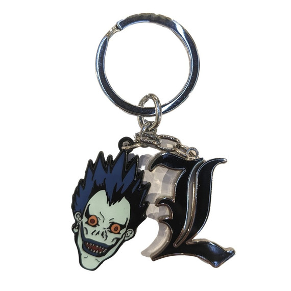 Death Note - Ryuk and L keyring