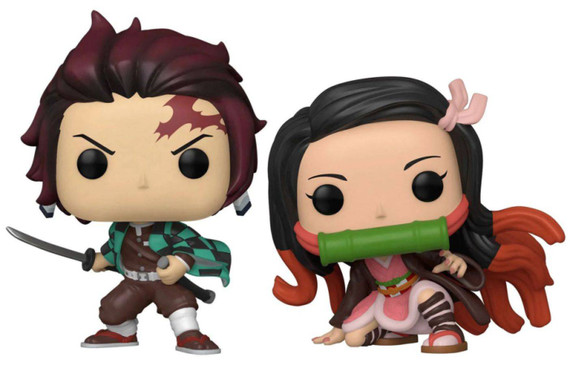 Demon Slayer - Tanjiro & Nezuko US Exclusive Pop! 2-Pack [RS]