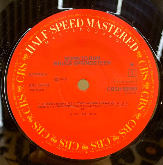 Bruce Springsteen - Born To Run Audiophile Vinyl LP (Used)