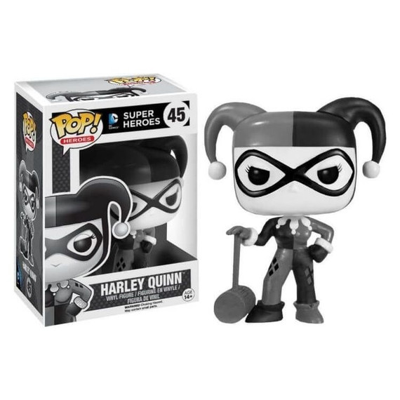 DC Comics - Harley Quinn Black & White Collectable Pop! Vinyl #45