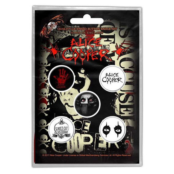Alice Cooper - Eyes Badge Set