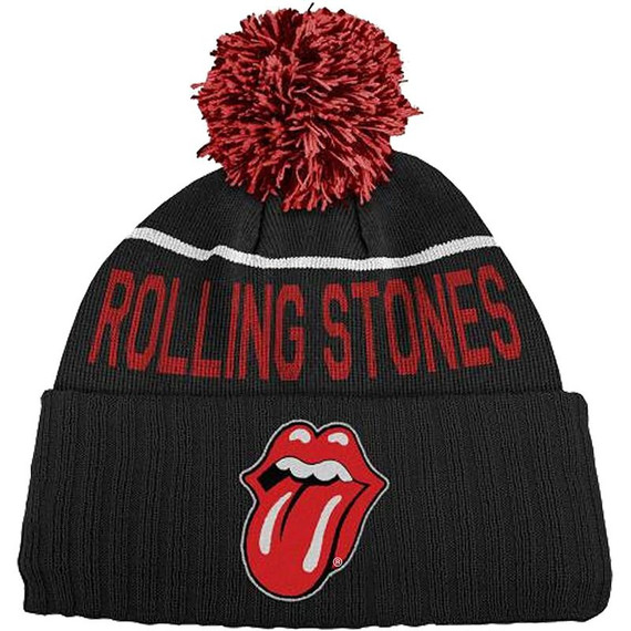 Rolling Stones - Classic Tongue Bobble Beanie