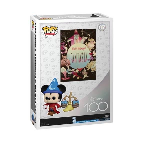 Disney - Fantasia (Sorcerer's Apprentice Mickey With Broom) Pop! Poster