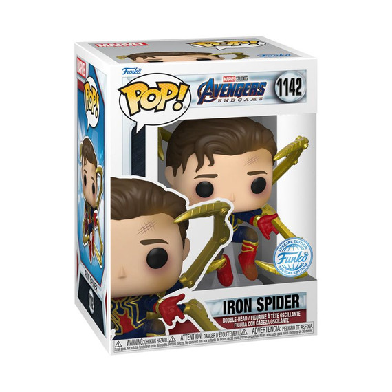 Avengers 4: Endgame - Spider-Man Unmasked US Exclusive Pop! Vinyl