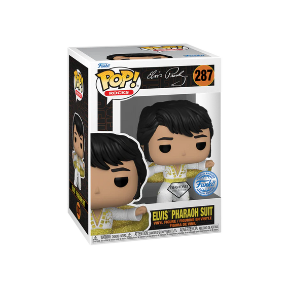 Elvis Presley - Elvis Pharaoh Suit US Exclusive Diamond Glitter Pop! Vinyl