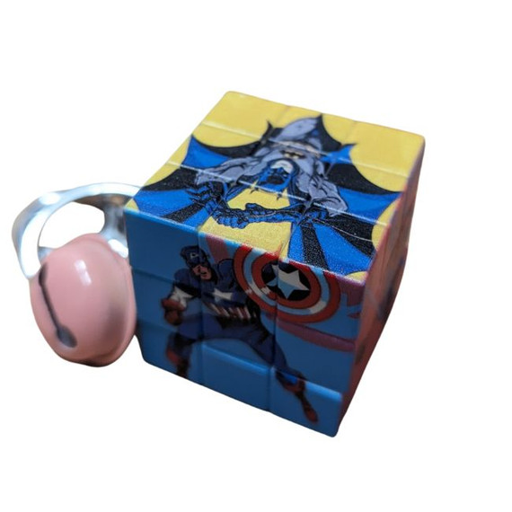 Marvel/DC - Superhero Magic Cube Keyring
