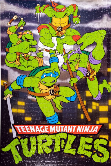 Teenage Mutant Ninja Turtles (TV 1987) - Night Sky Turtles 1000 piece Jigsaw Puzzle