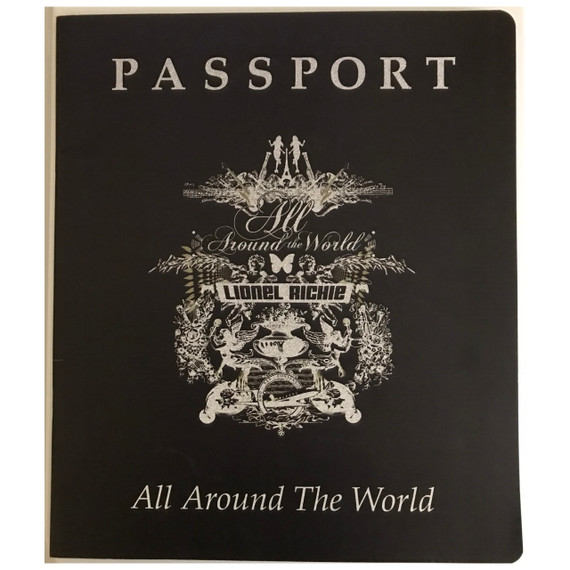 Lionel Richie - Passport All Around The World 2007 Original Concert Tour Program