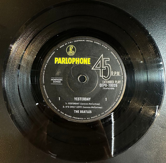 Beatles – Yesterday 7" EP Vinyl (Used)
