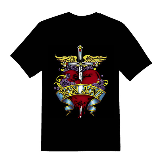 Bon Jovi - Heart Unisex T-Shirt