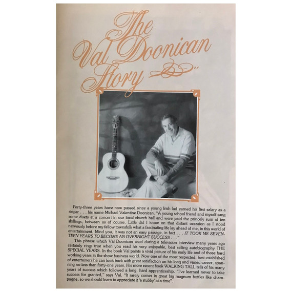 Val Doonican - 1990 Australia & New Zealand Original Concert Tour Program